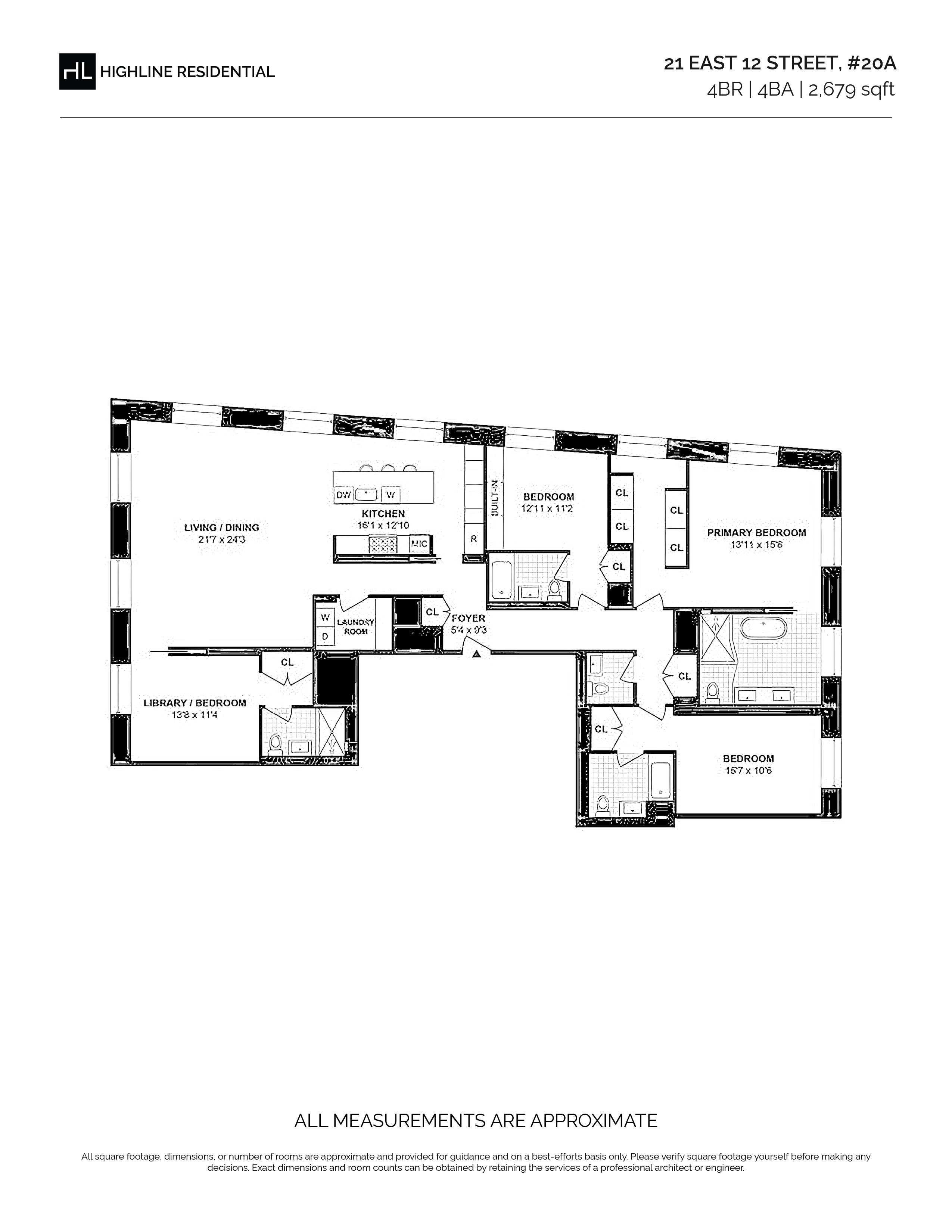 Photo for 21E12 - 21 East 12th Street Condominium in Greenwich Village, Manhattan