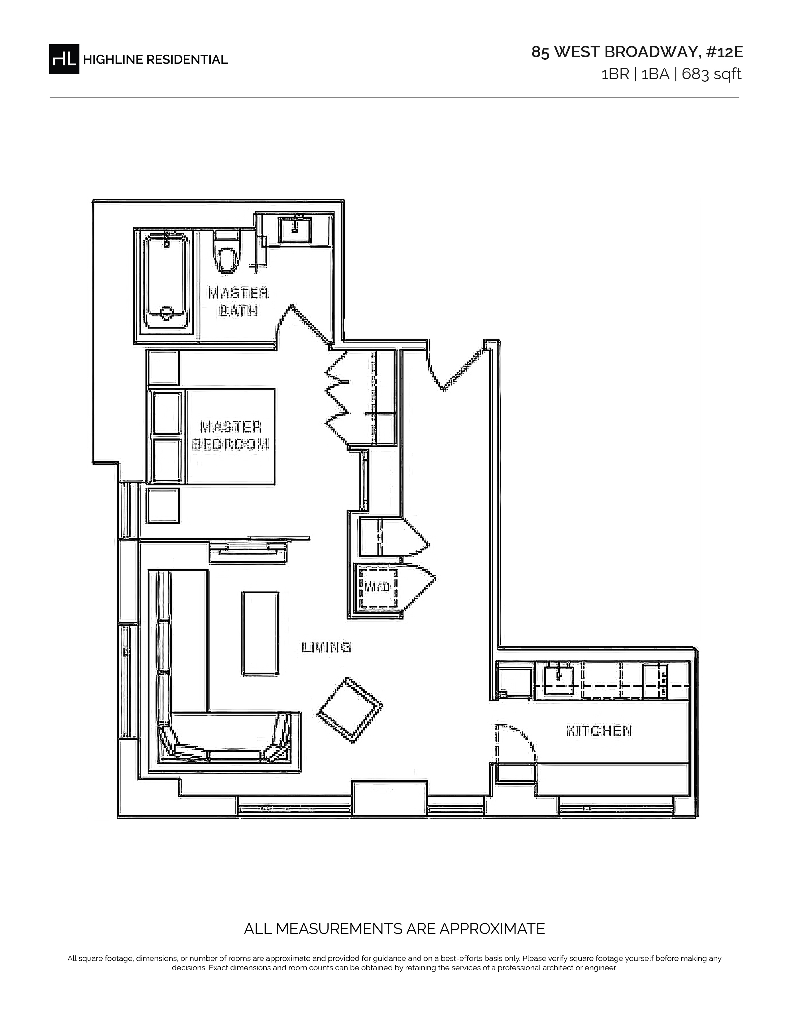 Photo for Smyth Upstairs - 85 West Broadway Condominium in Tribeca, Manhattan