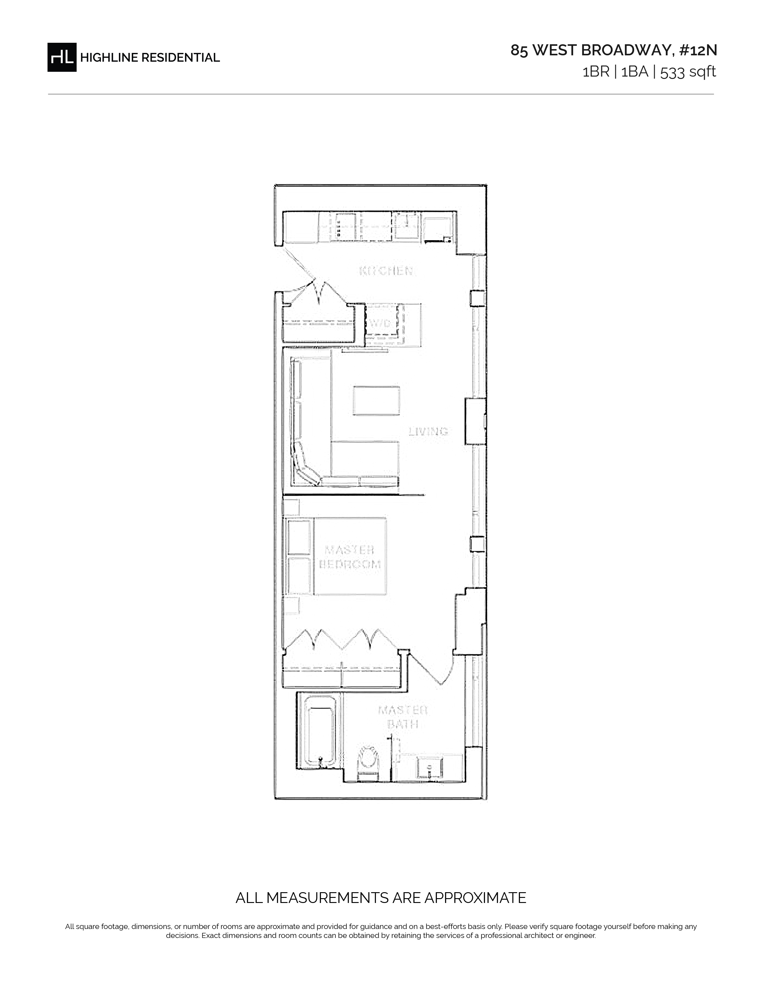 Photo for Smyth Upstairs - 85 West Broadway Condominium in Tribeca, Manhattan