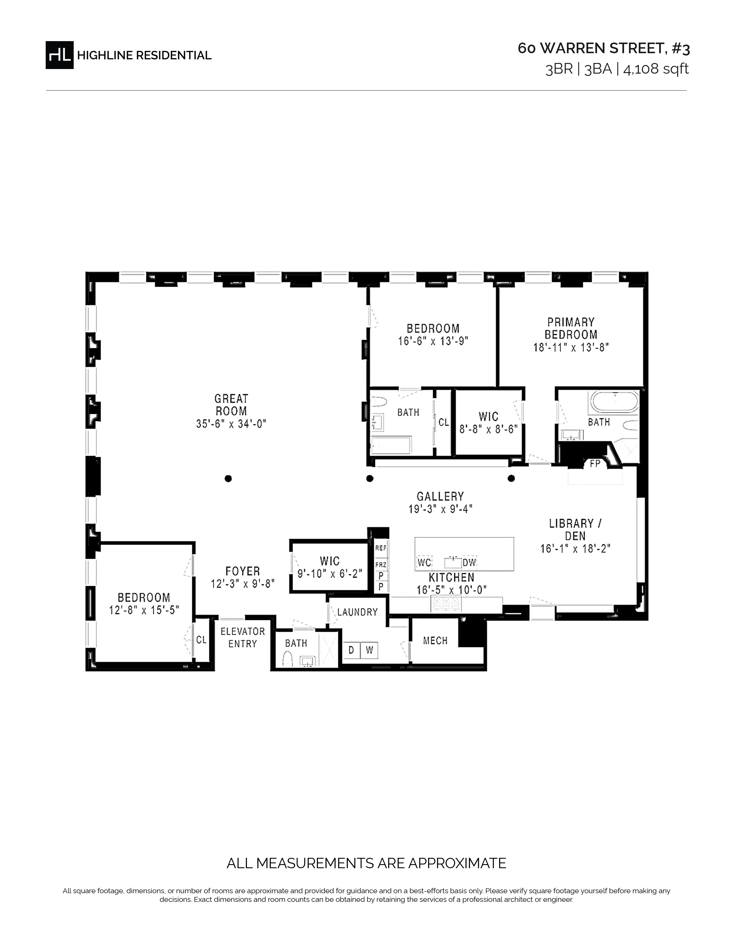 Photo for 60 WARREN STREET - 60 Warren Street Condominium in Tribeca, Manhattan